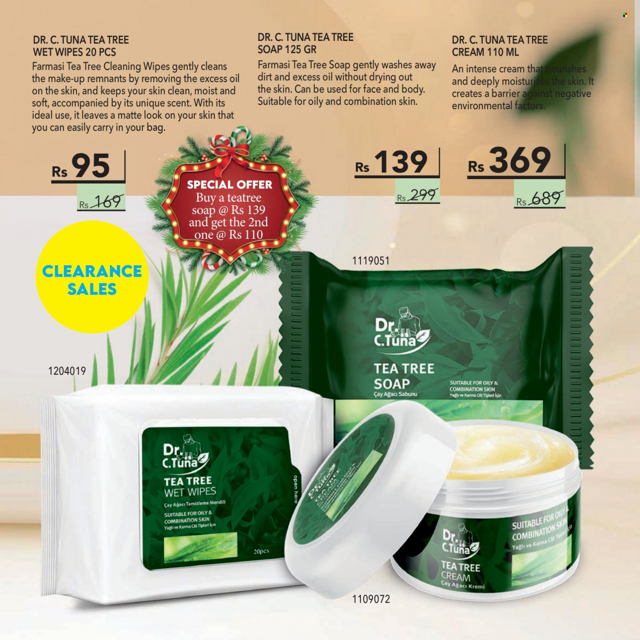 thumbnail - Farmasi Catalogue - 1.12.2022 - 31.12.2022 - Sales products - cleansing wipes, wipes, soap, makeup. Page 61.