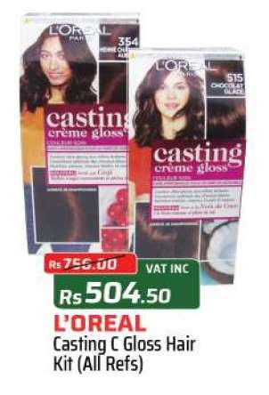 L'OREAL Casting C Gloss Hair Kit (All Refs)