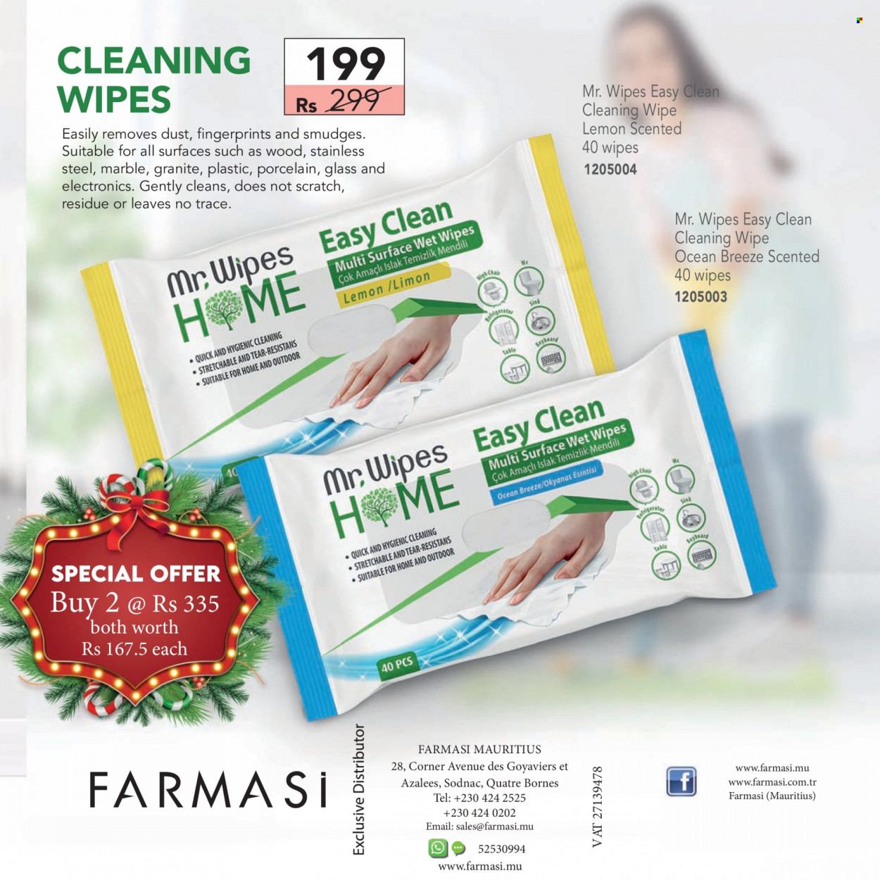 thumbnail - Farmasi Catalogue - 1.12.2022 - 31.12.2022 - Sales products - cleansing wipes, wipes. Page 90.