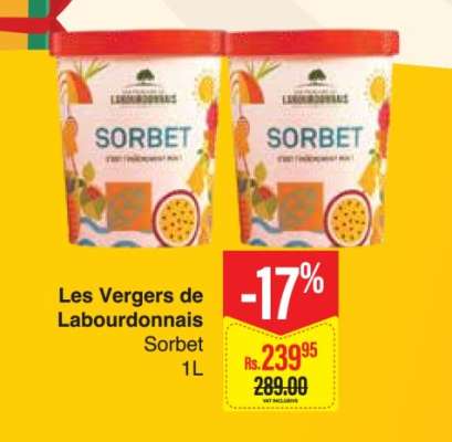 Les Vergers de Labourdonnais Sorbet