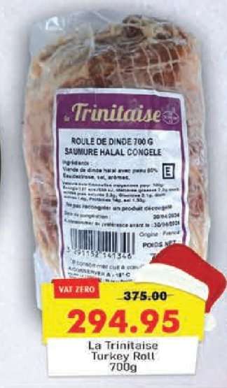La Trinitaise Turkey Roll 700g