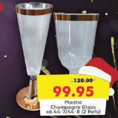 Plastic Champagne Glass