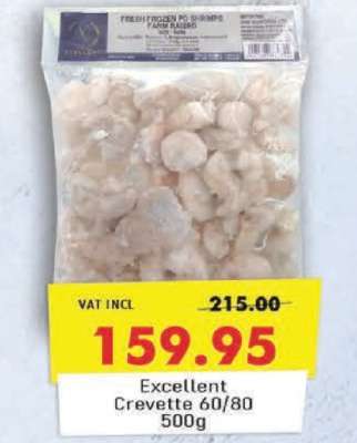 Excellent Crevette 60/80 500g