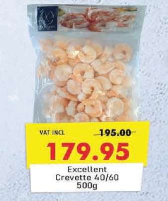 Excellent Crevette 40/60 500g
