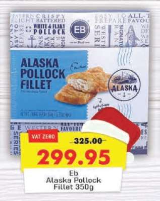 EB Alaska Pollock Fillet 350g
