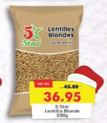 5 Star Lentille Blonde