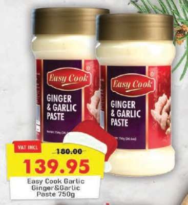 Easy Cook Garlic/Ginger & Garlic Paste 750g
