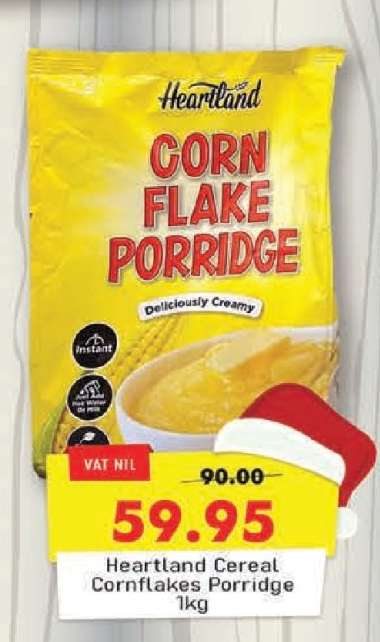 Heartland Cereal Cornflakes Porridge 1kg
