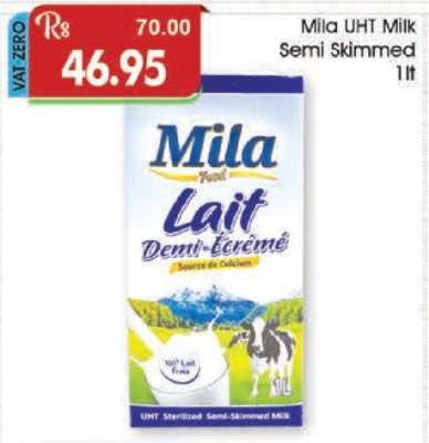 Mila UHT Milk Semi Skimmed 1lt
