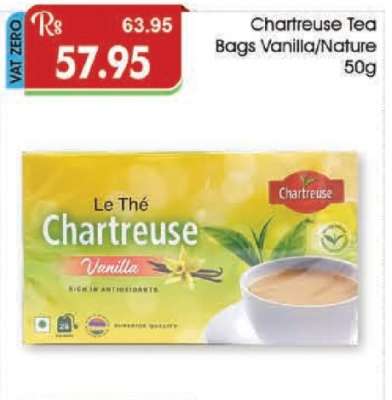 Chartreuse Tea Bags Vanilla/Nature 50g