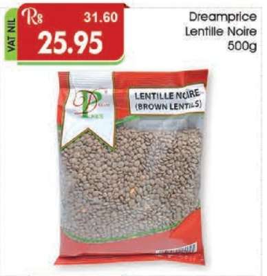 Dreamprice Lentille Noire 500g