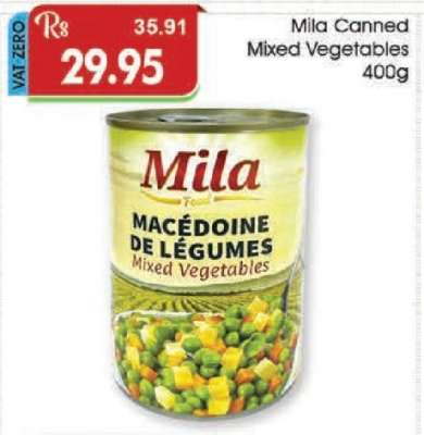 Mila Canned Mixed Vegetables 400g