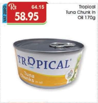 TROPICAL TUNA CHUNK IN OIL 170G