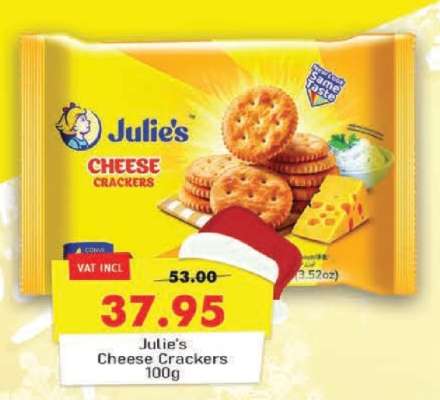 Julie's Cheese Crackers 100g