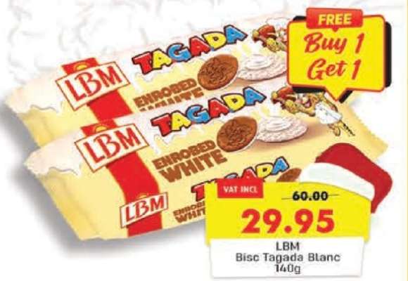 LBM Bisc Tagada Blanc 140g