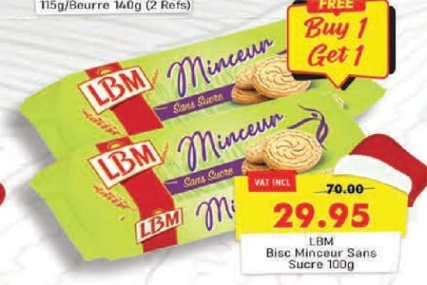 LBM Bisc Minceur Sans Sucre 100g