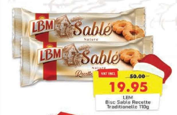 LBM Bisc Sable Recette Traditionelle 110g