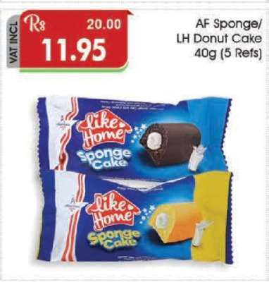 AF Sponge/LH Donut Cake 40g (5 Refs)