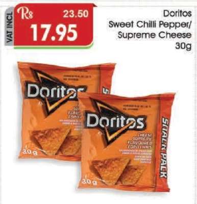 Doritos Sweet Chilli Pepper/Supreme Cheese 30g
