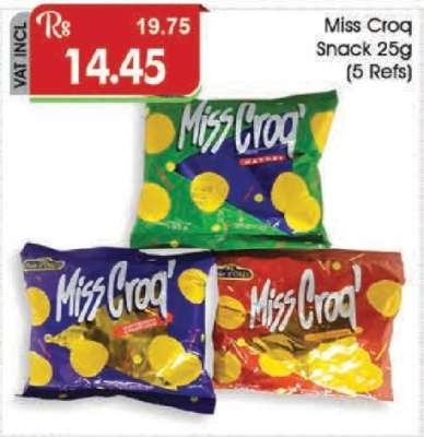 Miss Croq Snack 25g (5 Refs)