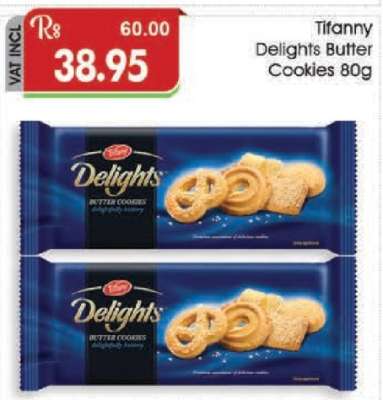 Tifanny Delights Butter Cookies 80g