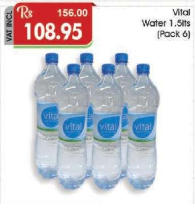 Vital Water 1.5lts Pack 6