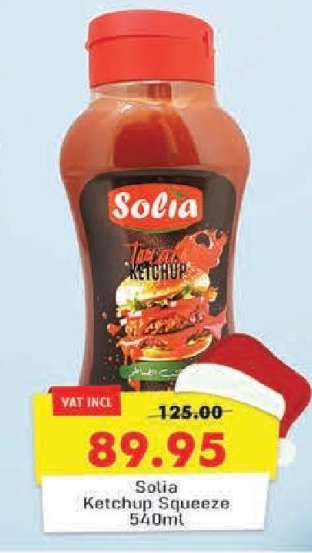 Solia Ketchup Squeeze 540ml