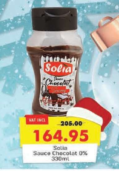 Solia Sauce Chocolat 0% 330ml
