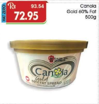 Canola Gold 60% Fat 500g