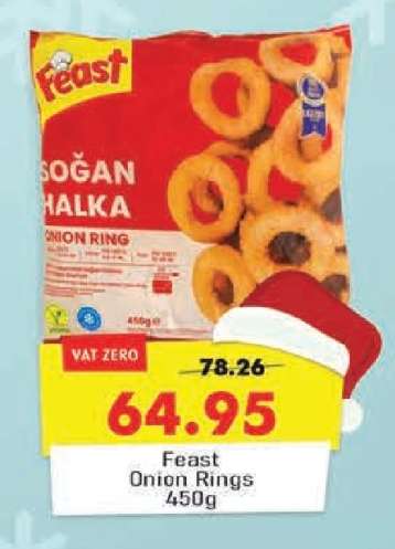 Feast Onion Rings 450g