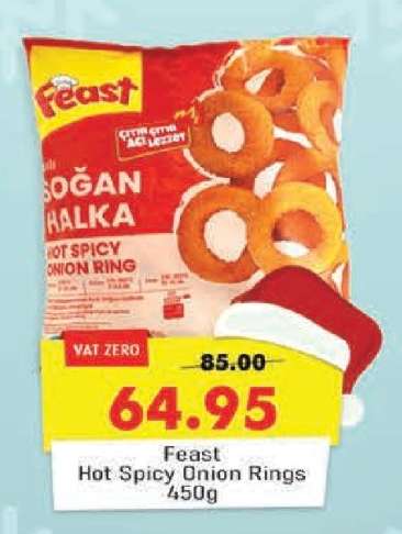 Feast Hot Spicy Onion Rings 450g