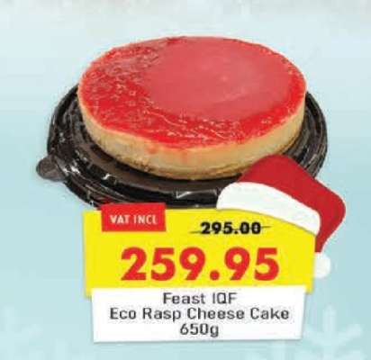 Feast IQF Eco Rasp Cheese-Cake 650g