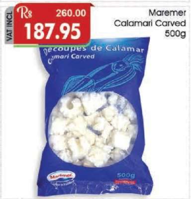 Maremer Calamari Carved 500g