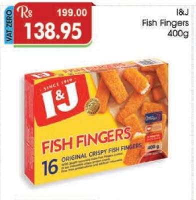 I&J FISH FINGERS 400G