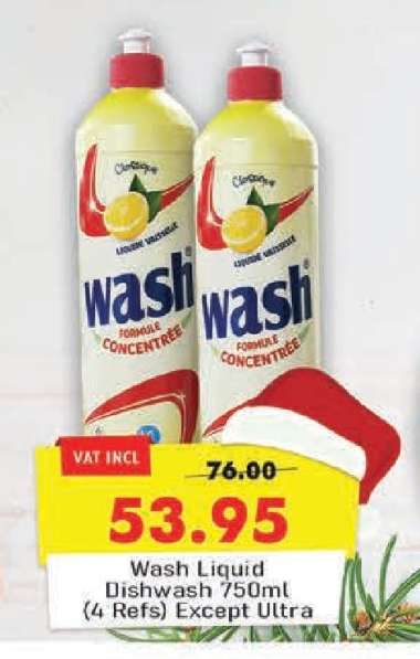 Wash Liquid Dishwash 750ml