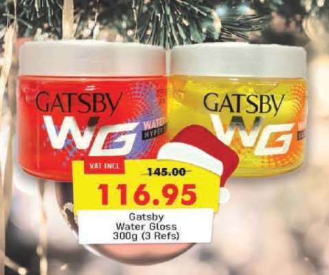Gatsby Water Gloss 300g (3 Refs)