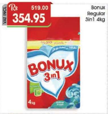 Bonux Regular 3in1 4kg