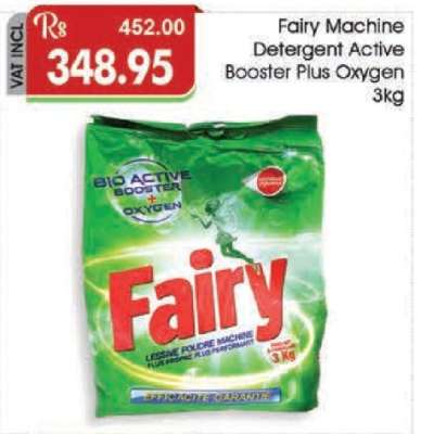 Fairy Machine Detergent Active Booster Plus Oxygen 3kg