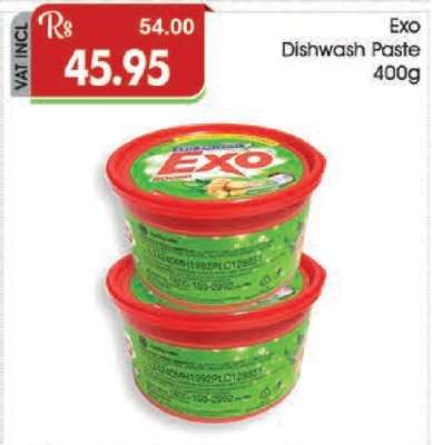 Exo Dishwash Paste 400g