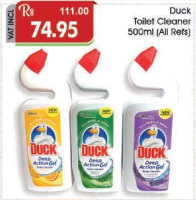 Duck Toilet Cleaner 500ml (All Refs)