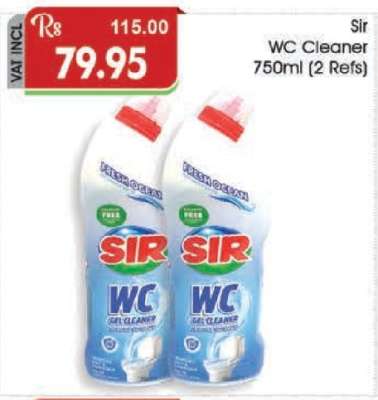 Sir WC Cleaner 750ml (2 Refs)
