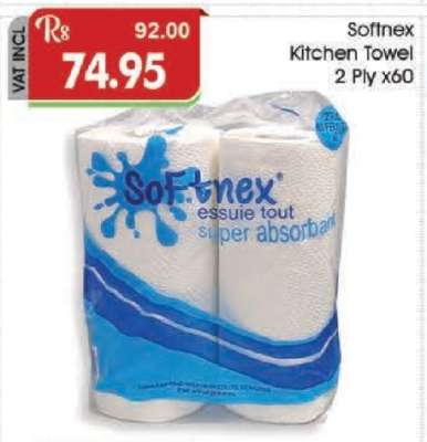 Softnex Kitchen Towel 2 Ply x60