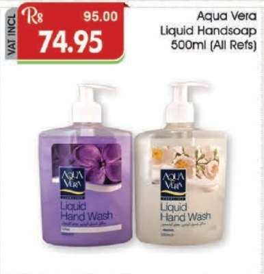Aqua Vera Liquid Handsoap 500ml (All Refs)