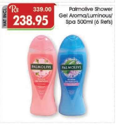 Palmolive Shower Gel Aroma/Luminous/Spa 500ml (6 Refs)