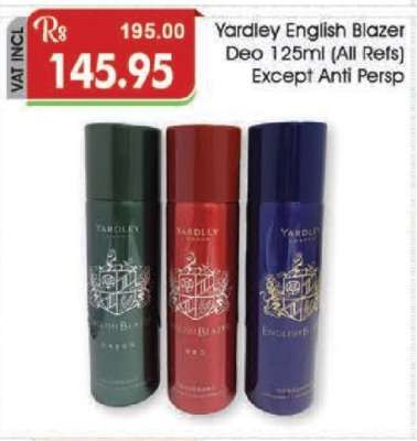 Yardley English Blazer Deo 125ml