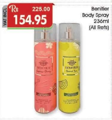 Benitier Body Spray 236ml (All Refs)