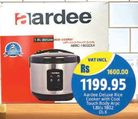 Aardee Deluxe Rice Cooker