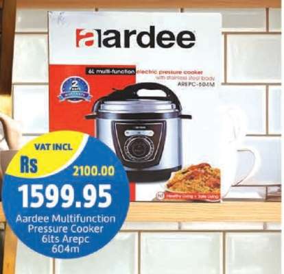 Aardee Multifunction Pressure Cooker 6L Arepc 604M