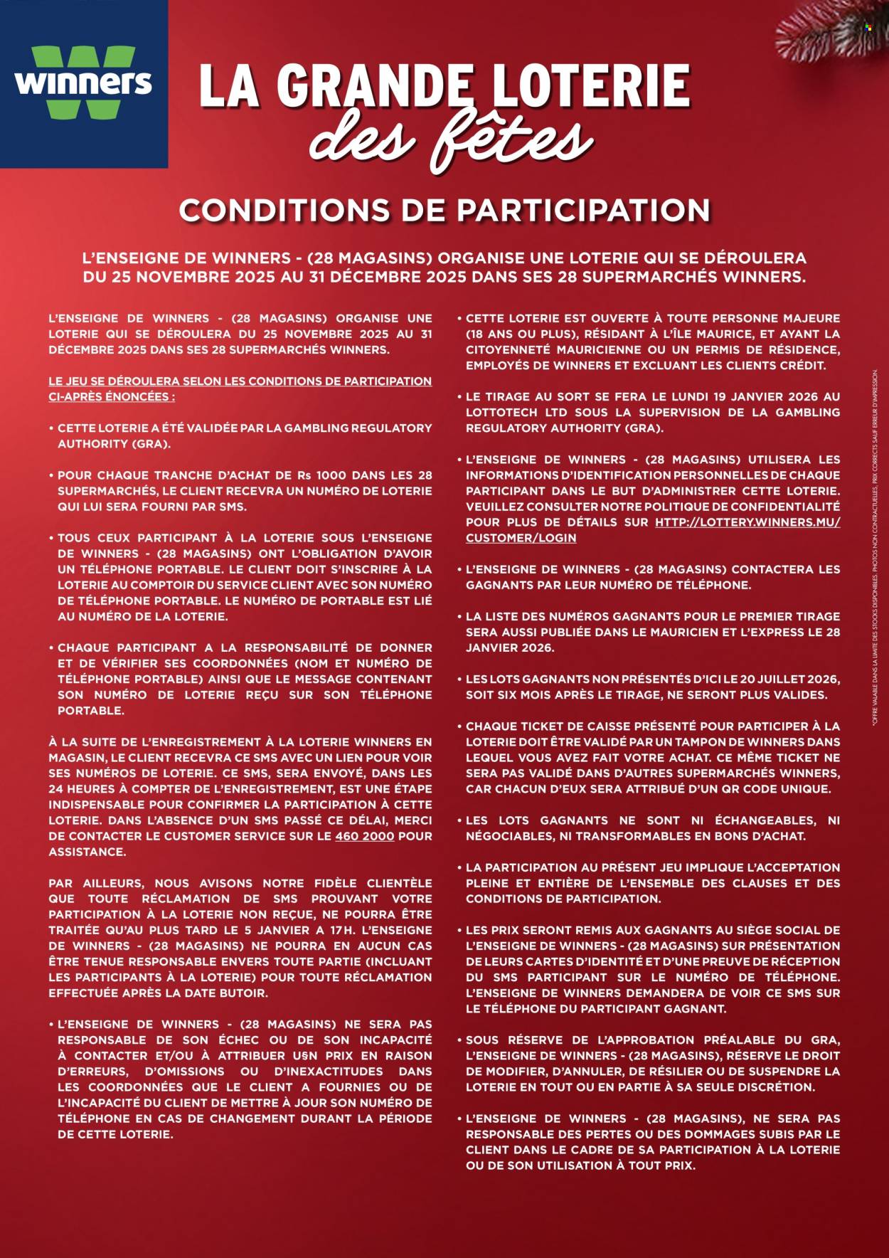 Winners catalogue - 18.12.2025 - 31.12.2025. Page 3