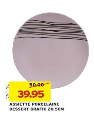 ASSIETTE PORCELAINE